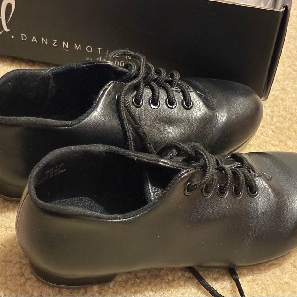 Black Boy’s Lace-Up Tap Dance Shoes